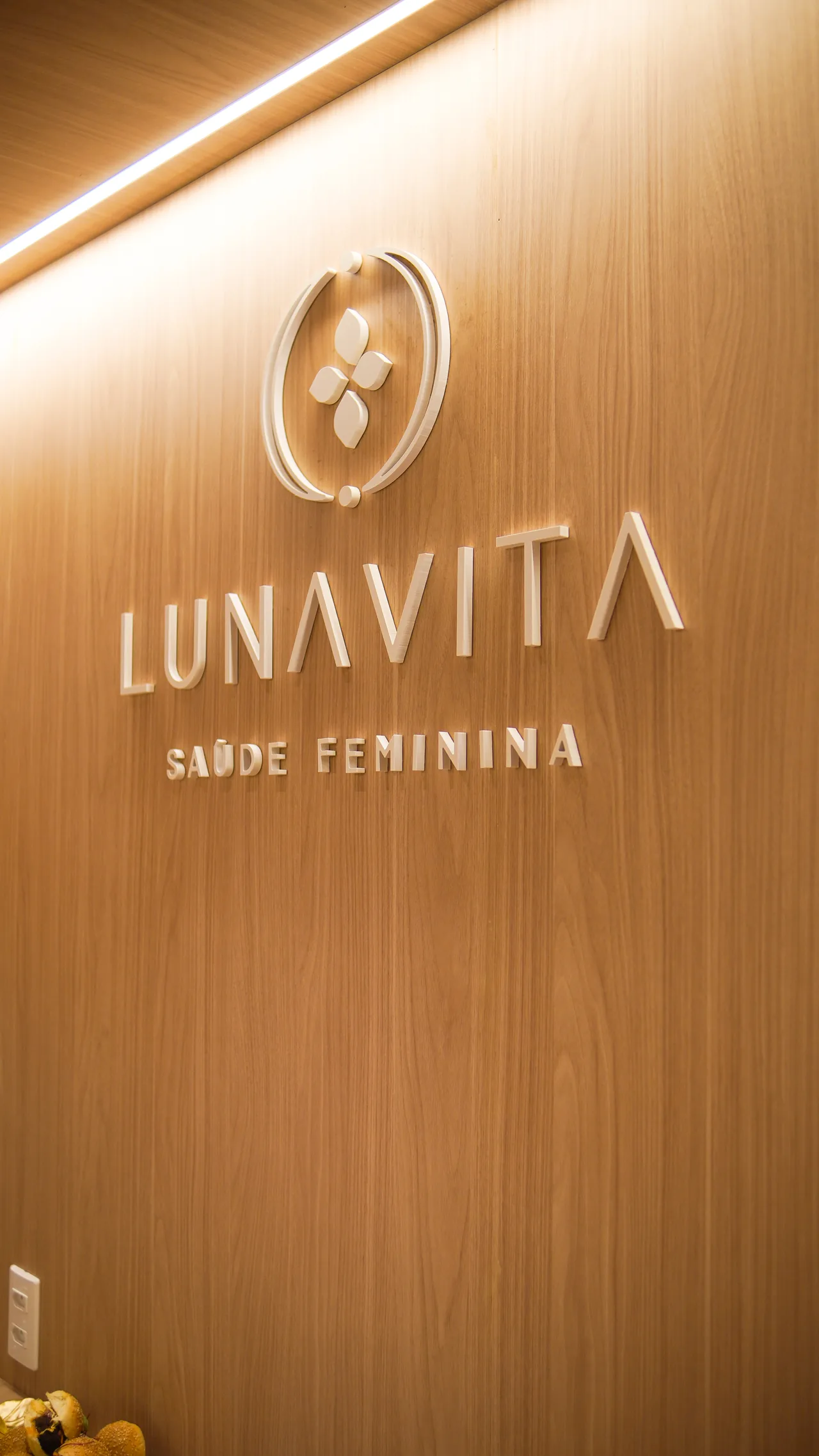Recepção da clínica Lunavita no Meireles, Fortaleza